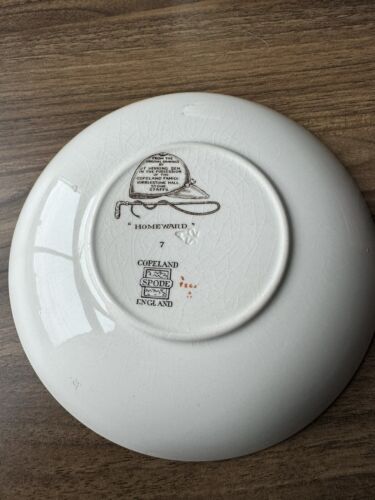 Copeland Spode Cup & Saucer “Homeward” & “Full Cry” Hunting Scenes England - Picture 5 of 16