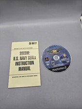 Socom: US Navy Seals (Sony PlayStation 2 PS2) Disk and Manual *no case*