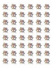 48 CATS ENVELOPE SEALS LABELS STICKERS 1.2" ROUND 