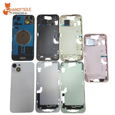 Rahmen für iPhone 15 Plus Gehäuse kompatibel Backcover Ersatzteil komplett