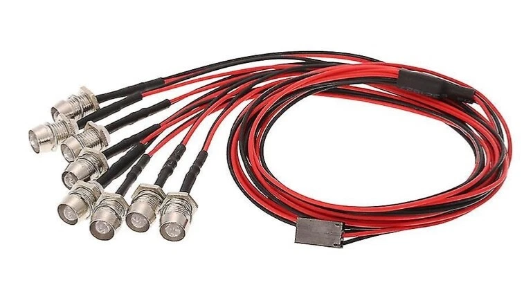 LED Lights For RC Model Car 5mm 2 White 2 red and 4 amber Headlight 2W2R4A5-JR - Image 2 of 4