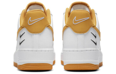 %Size 11 Nike Air Force 1 \'07 LV8 Double Swoosh Men White Light Ginger / A 50 Size 11 Nike Air Force 1  main image 4