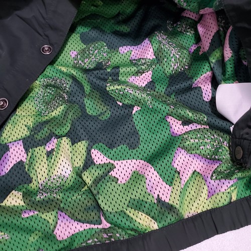 Nike Boys Jacket Medium Green Hoopfly Sportswear Windbreaker Swoosh Logo - Picture 12 of 12