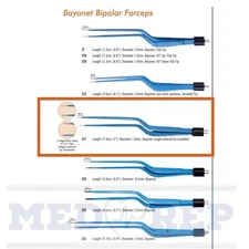 Ellman Surgitron J17-Bipolar Forceps - REUSABLE!