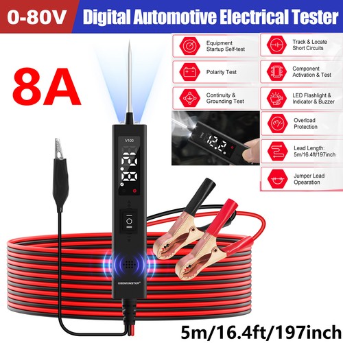 Leistungssondentester Automatischer Kurzschlussfinder Relaistester 0V-80V - Bild 2 von 14