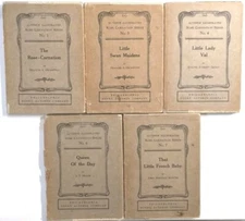 Rare Altemus Illustrated Rose Carnation Series Book Set  1,3,4,6,7 in Dust Jkts.