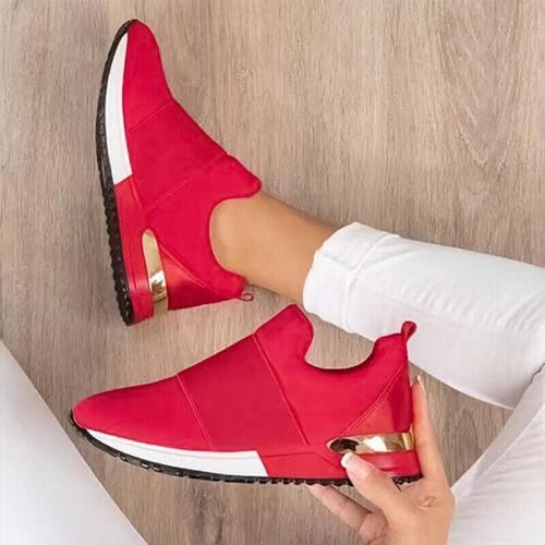 Women Sneakers Loafers Ladies Slip-on Sneakers Slip On Casual Comfort Shoes Size - Picture 2 of 9