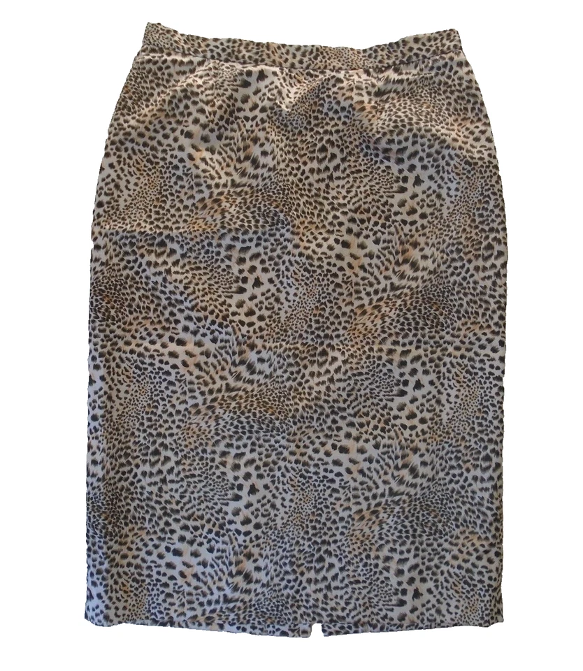 Traje de falda forrado Grace Ephesians 2:5 para mujer 3 piezas estampado de leopardo talla 18 Foto 2 de 4