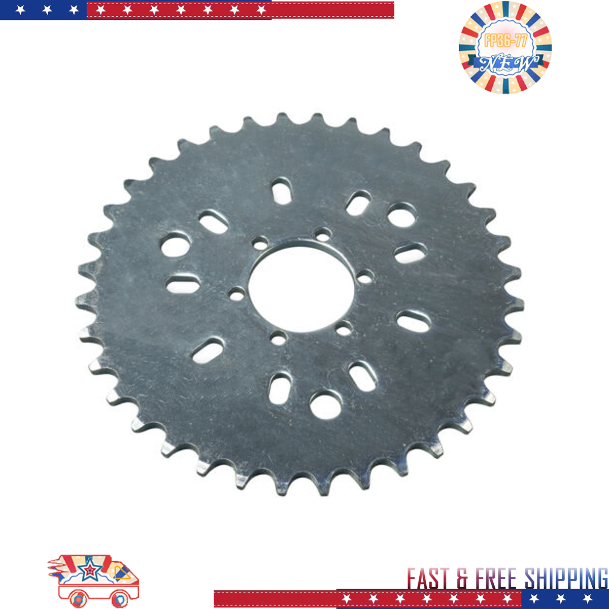 36 Tooth Wheel Sprocket Fits Fit 415 chain 80cc Motorized Gas