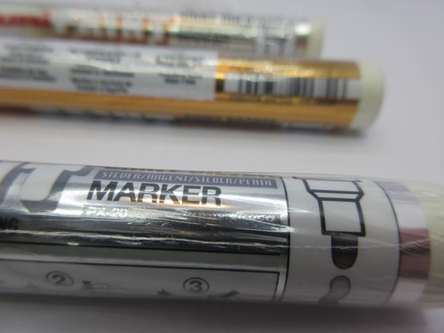 Uni-Ball PX20 Paint Marker Pen Medium SHINY GOLD, SILVER BRONZE 2.2mm in stock - Picture 6 of 6