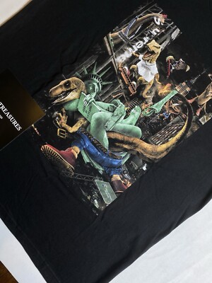 NEW SUPREME T-REX TEE BLACK XL T-Shirt SS23 BRAND NEW FAST SHIP