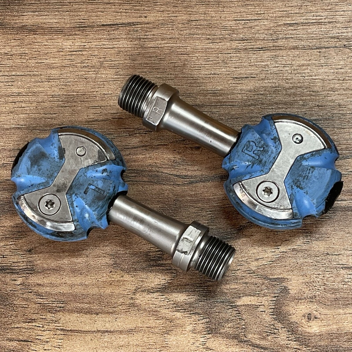 Speedplay Zero Light Blue Stainless Spindle Clipless Pedals