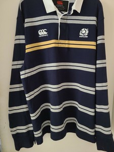 canterbury striped rugby shirt