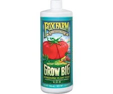 Hydrofarm 790218 Fox Farm FX14010 1-Quart FoxFarm Grow Big Hydroponic Liquid