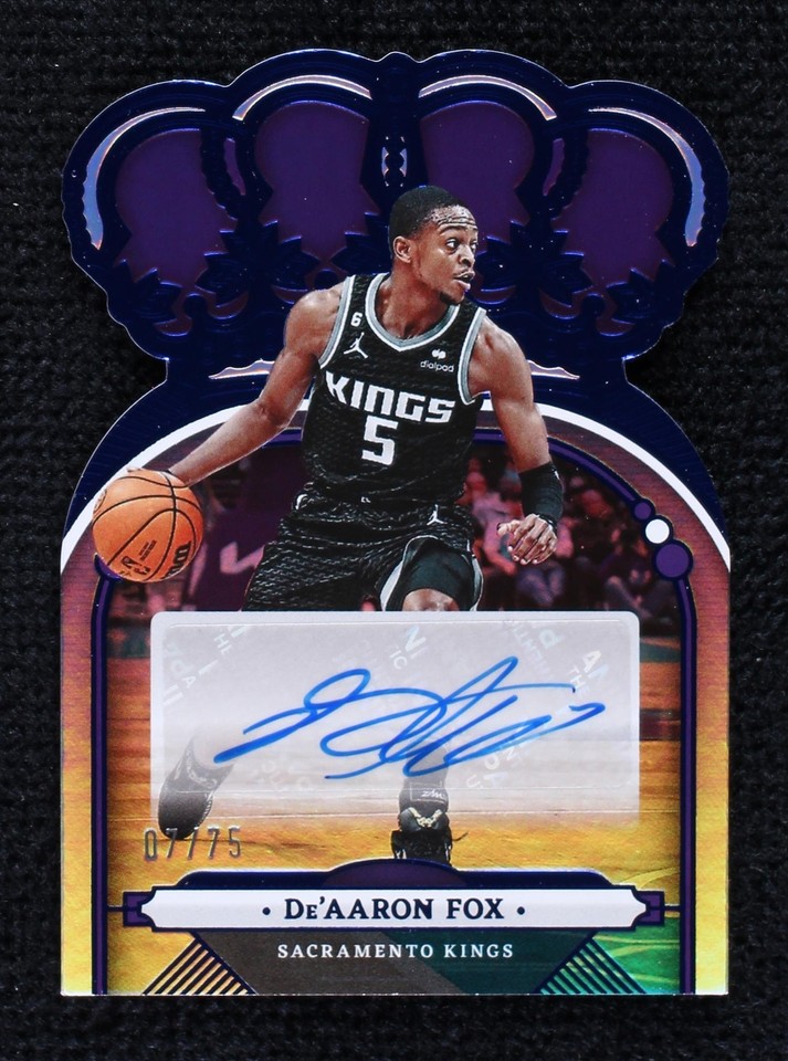 2022-23 Panini Crown Royale - De'Aaron Fox #CA-DAF for sale | eBay