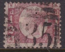 1858 - 1870 QV GB UK Queen Victoria 1/2d Bantam REF: QVB07