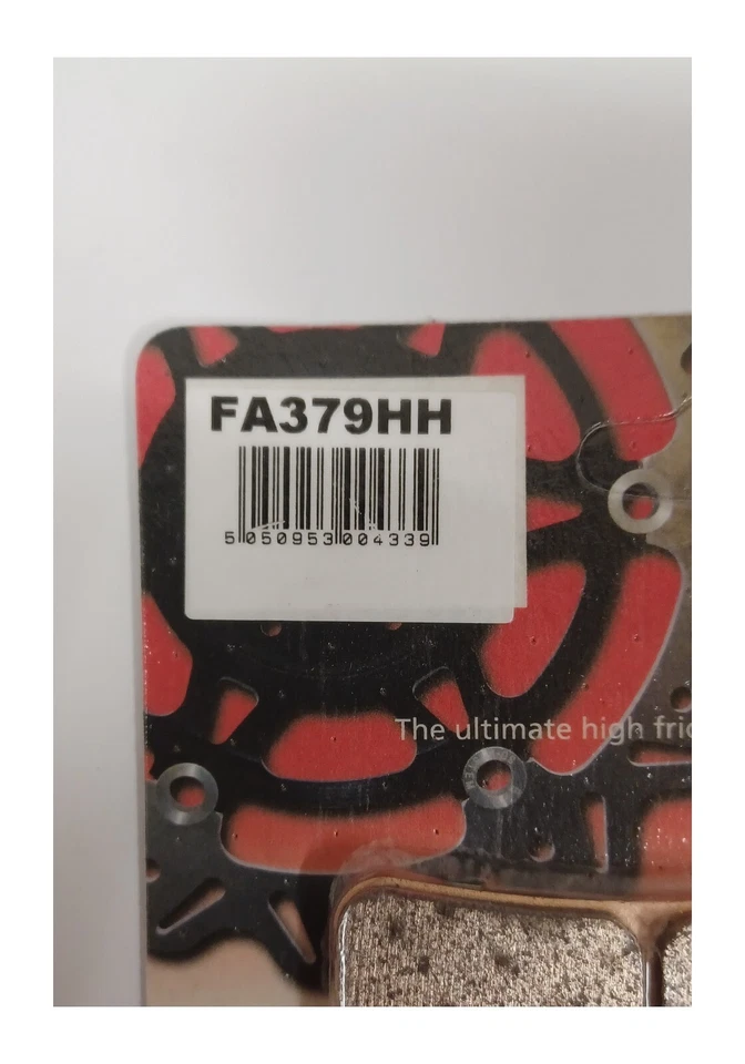 EBC Sintered FRONT and REAR Disc Brake Pads Fits SUZUKI GSXR1000 (2009 to 2011) - Image 4 of 4