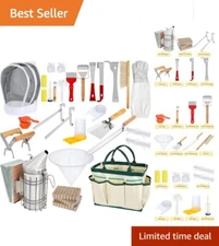 30 PCS Beekeeping Starter Kit - Essential Tools & Protective Gear for Beekeepers