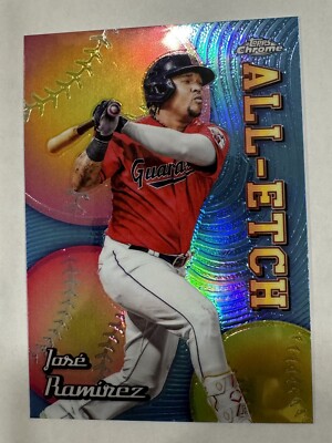 2024 Topps Chrome Jose Ramirez All-Etch CAE-17 Cleveland Guardians