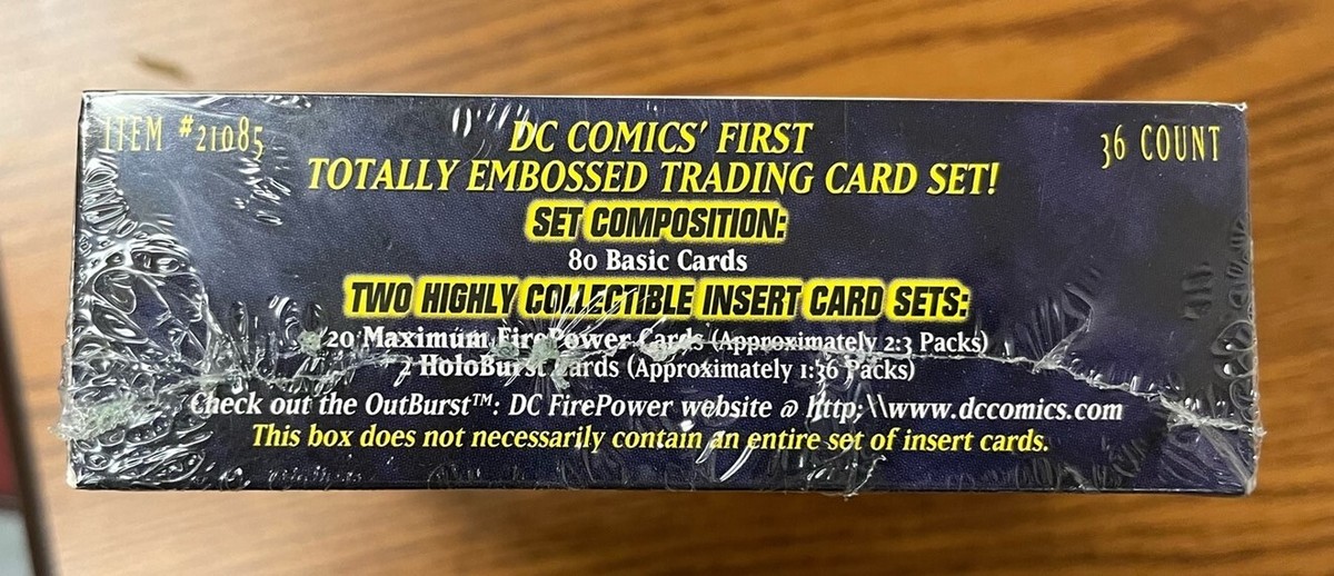 Sky Box Premiere Edition DC Comics First Totally Embossed Trading