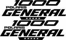 FITS POLARIS RZR GENERAL 1000 UNIVERSAL REPACEMENT EMBLEM STICKER VINYL DECAL