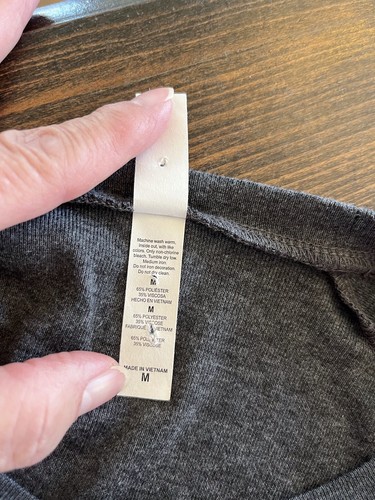 Neu ohne Etikett Rasiermesser Est. 1871 Langarm T-Shirt dunkelgrau Größe M - Bild 4 von 4