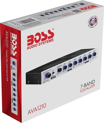 Ecualizador Para Carro Autos Coche De Sonido BOSS 7 Banda Pre-Amp Audio Control - Picture 9 of 12