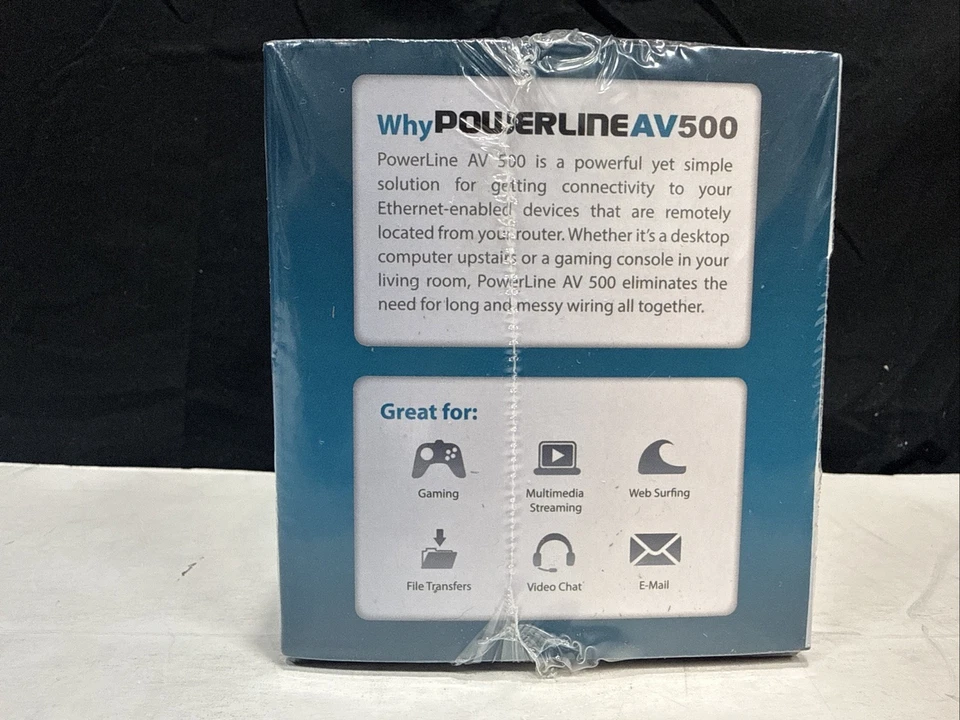 NIB Sealed D-Link PowerLine AV500 Mini Adapter Starter Kit (DHP309AV) - Image 3 of 4