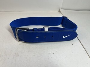 Nike Baseball Belt 3.0 Youth 20"-34" Adjustable Size Blue / White