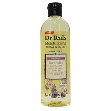 Dr Teals Moisturizing Bath and Body Oil Soothing Lavender 8.8 Oz.