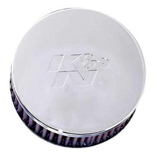 K&N Filtro de aire universal con abrazadera original de alto flujo de por