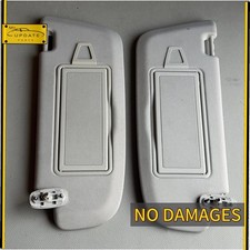 Set Oem 2005- 2013 Mercedes W221 Gray Sun Visor Lr Shade Pair S430 S500