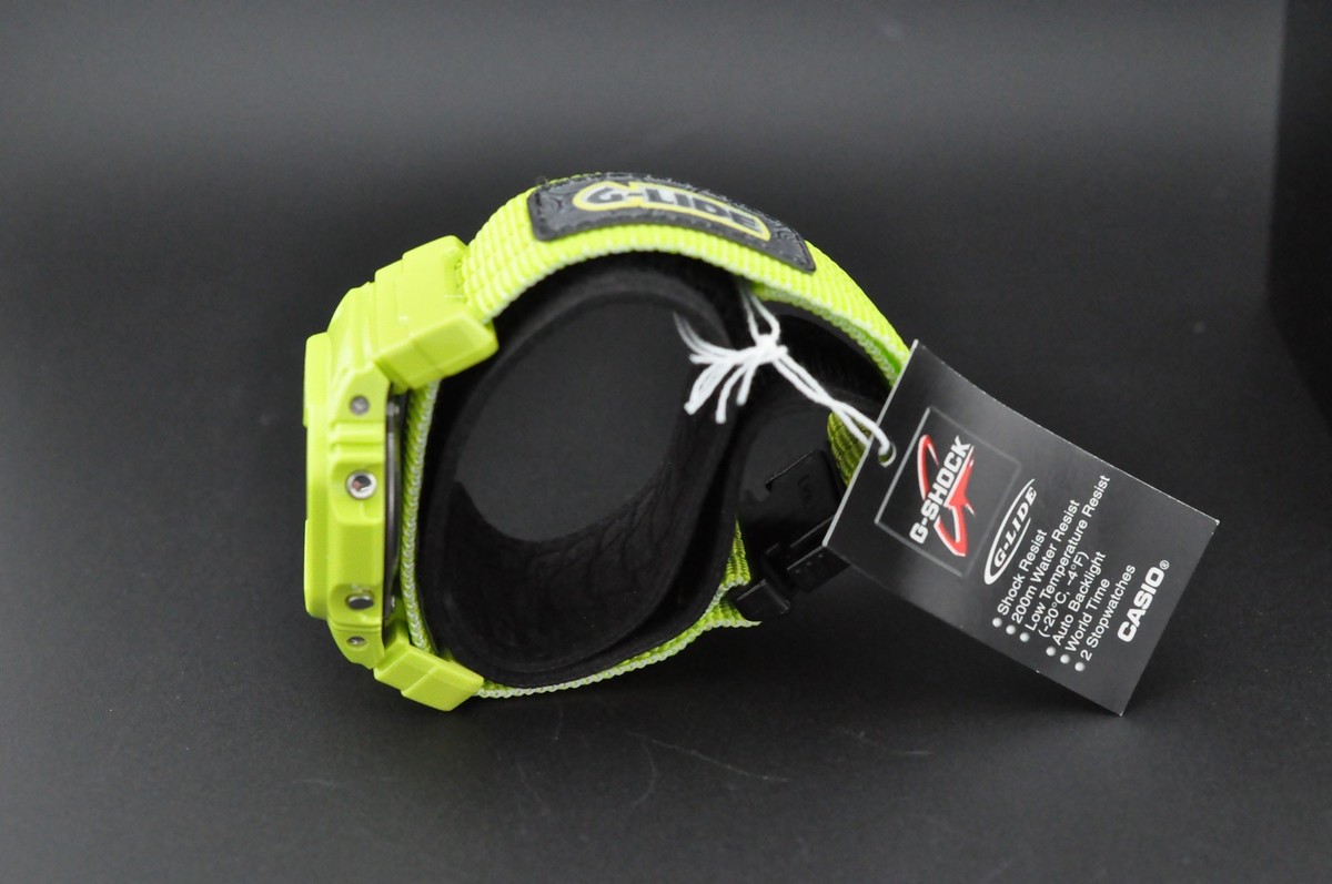 Casio G-Shock G-Lide GLS-5600V-3 World Time Watch - Rare Edition