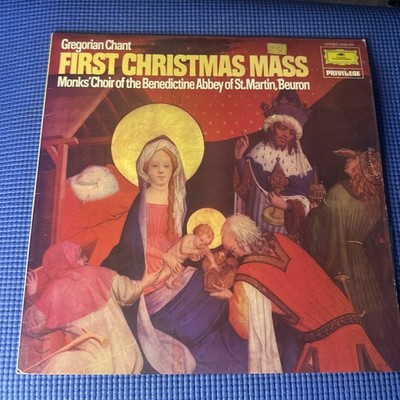 Gregorian Chant First Christmas Mass Deutsche Gramophone VG+/VG+