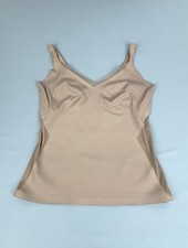 Honeylove CrossOver Cami Shapewear Mesh Runway Compression Control Sand Large