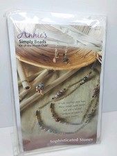 Annie  s Simply Beads Kit-of-the-Month Jewelry, Sophisticated Stones NEW 