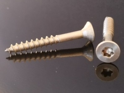Spanplattenschrauben Holzbauschraube Edelstahl A2 V2A Torx  Teilgewinde Senkkopf