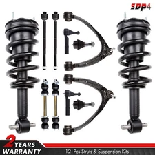 12pc Front Struts Control Arms Ball Joint Fits 2007 - 2013 CHEVY SILVERADO 1500