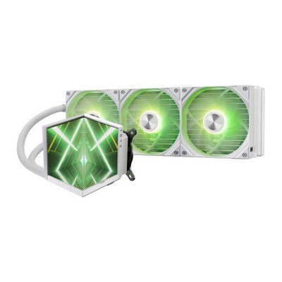 TRYX Stage ARGB 360mm AIO Screen3D Display Modes Asetek 7th GenV2 (White)