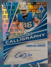 2024 Panini Phoenix Cornelius Johnson Pandora Rookie Calligraphy Auto #RC-CJN
