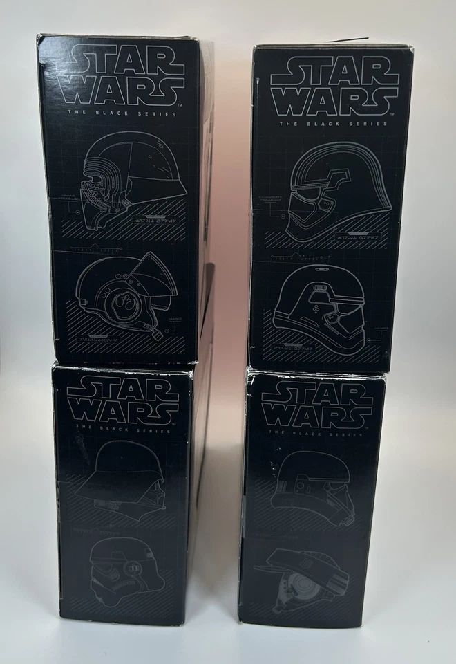 Colección Casco Titanio Serie Negra Star Wars LOTE SELLADO #1,2,3,6 Foto 4 de 4