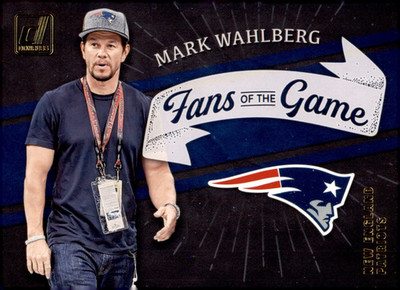 2022 Donruss Fans of the Game #FG-MW Patriots Mark Wahlberg 