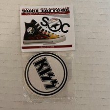 Kiss Band Converse Shoe Tattoos Vinyl Decals For Hi Top Converse Shoe 2 In Pack