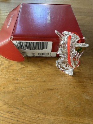 Waterford crystal angel with bird Ornament