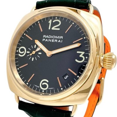 PANERAI PAM00103 Radiomir Back Skelettuhren K18YG Gelbgold/Leder M...
