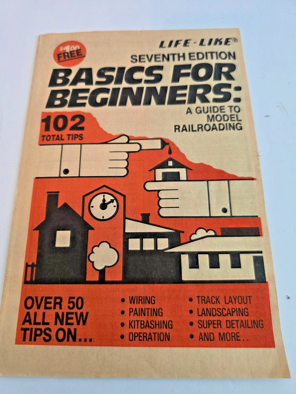 Basics For Beginners A Guide To Model Railroading. Life-Like. 7th Edition