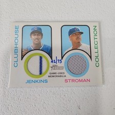 2022 Topps Heritage CC Dual Relics #CCD-FM Fergie Jenkins Marcus Stroman 42/73
