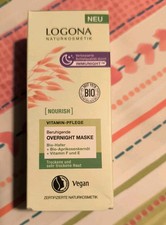 Logona Naturkosmetik Vitamin Pflege Overnight Maske 50ml Neu 😍🍀 OVP