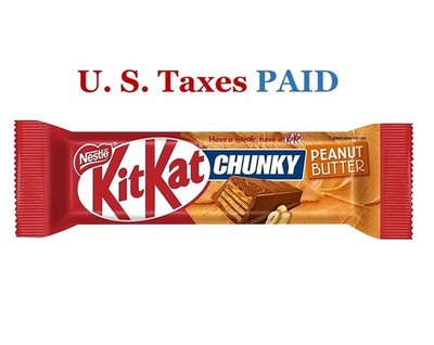 KitKat Chunky Peanut Butter Milk Chocolate Wafer Bars 42g Crispy Candy Snack