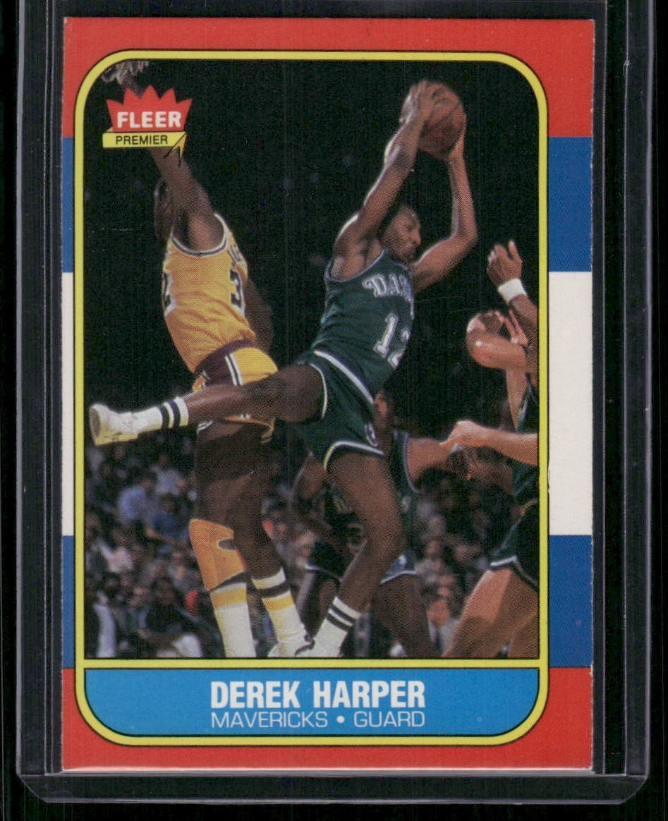 1986-87 Fleer - Derek Harper #44